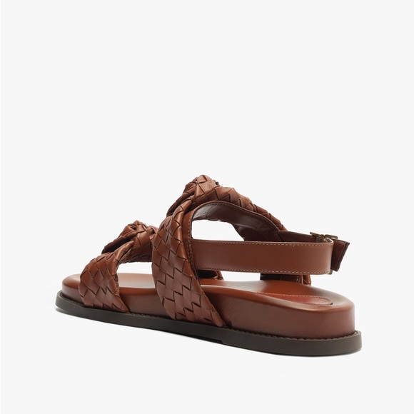 New Schutz Kareena Knot Woven Sporty Sandals - Picture 3 of 10